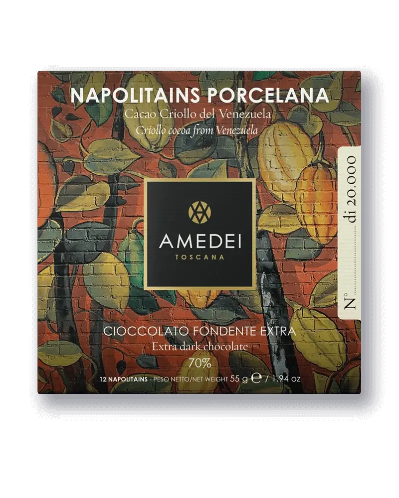 AMEDEI Porcelana 波切拉納70%黑巧克力薄片禮盒 12片 55g