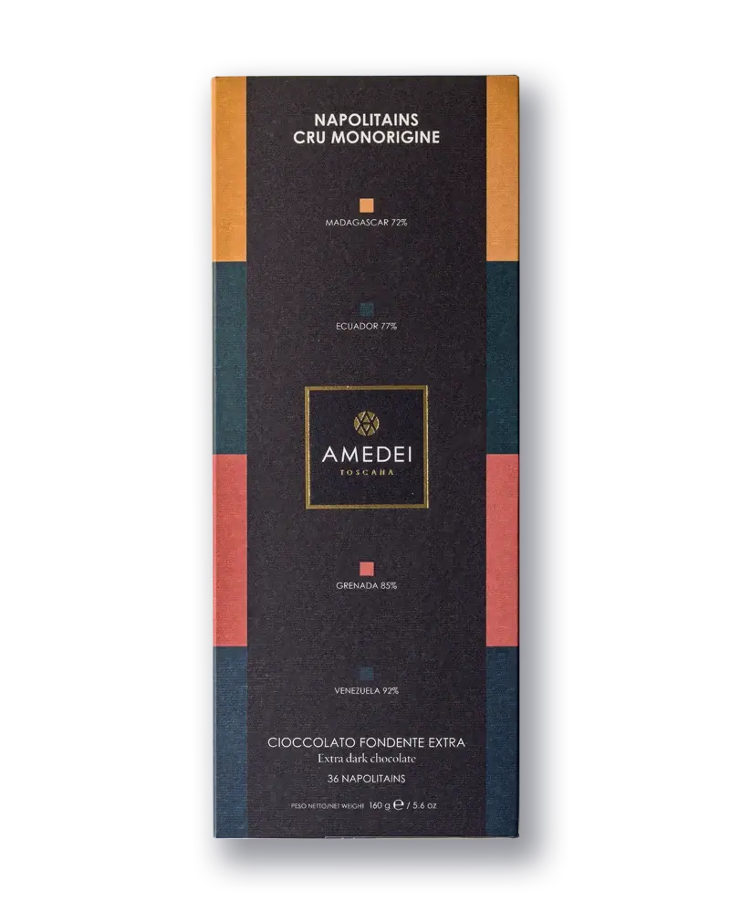 AMEDEI I Cru 單一產區黑巧克力薄片禮盒 36片 162g